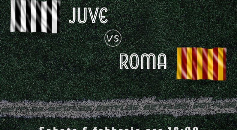 Grafico Bandiere a strisce Juve vs Roma