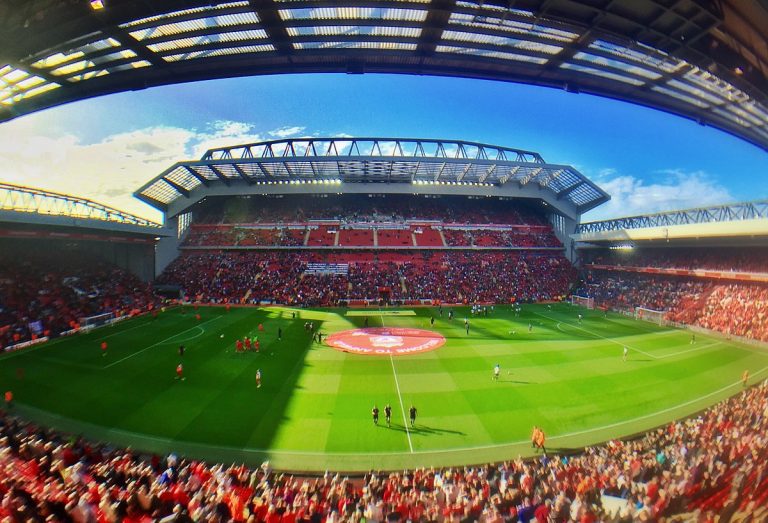 Tribuna Stadio Anfield del Liverpool