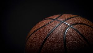 Pallone da Basket con sfondo nero