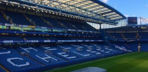 Gli spalti del Chelsea durante la Premier League