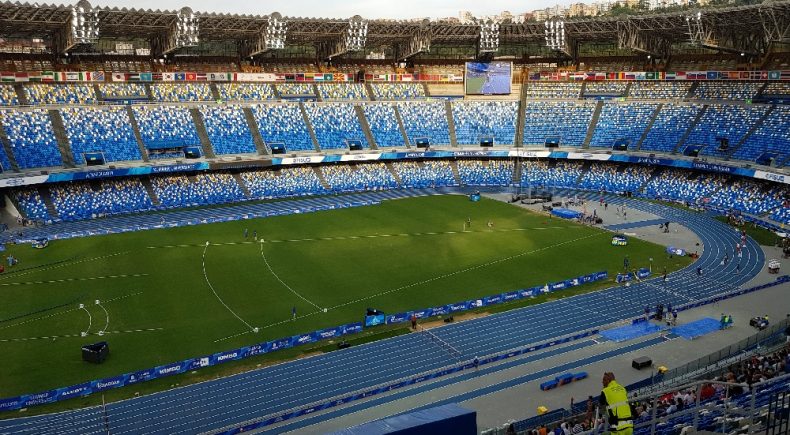 Napoli-Lazio allo stadio Maradona