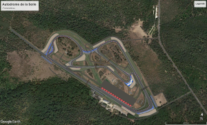 Circuito FONTAINEBLEAU visto dall'alto