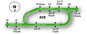 mappa del tracciato di ayr