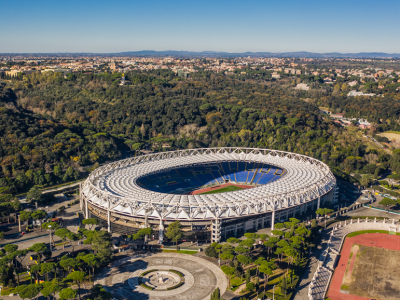 stadio olimpico: derby Roma - Lazio