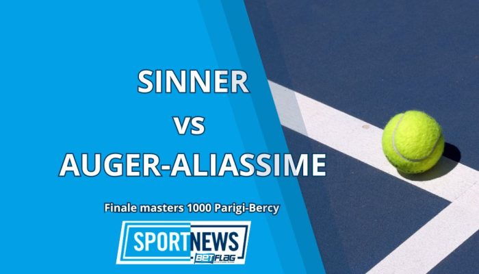 Pronostico Sinner Auger Aliassime