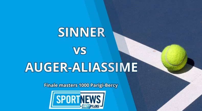 Pronostico Sinner Auger Aliassime